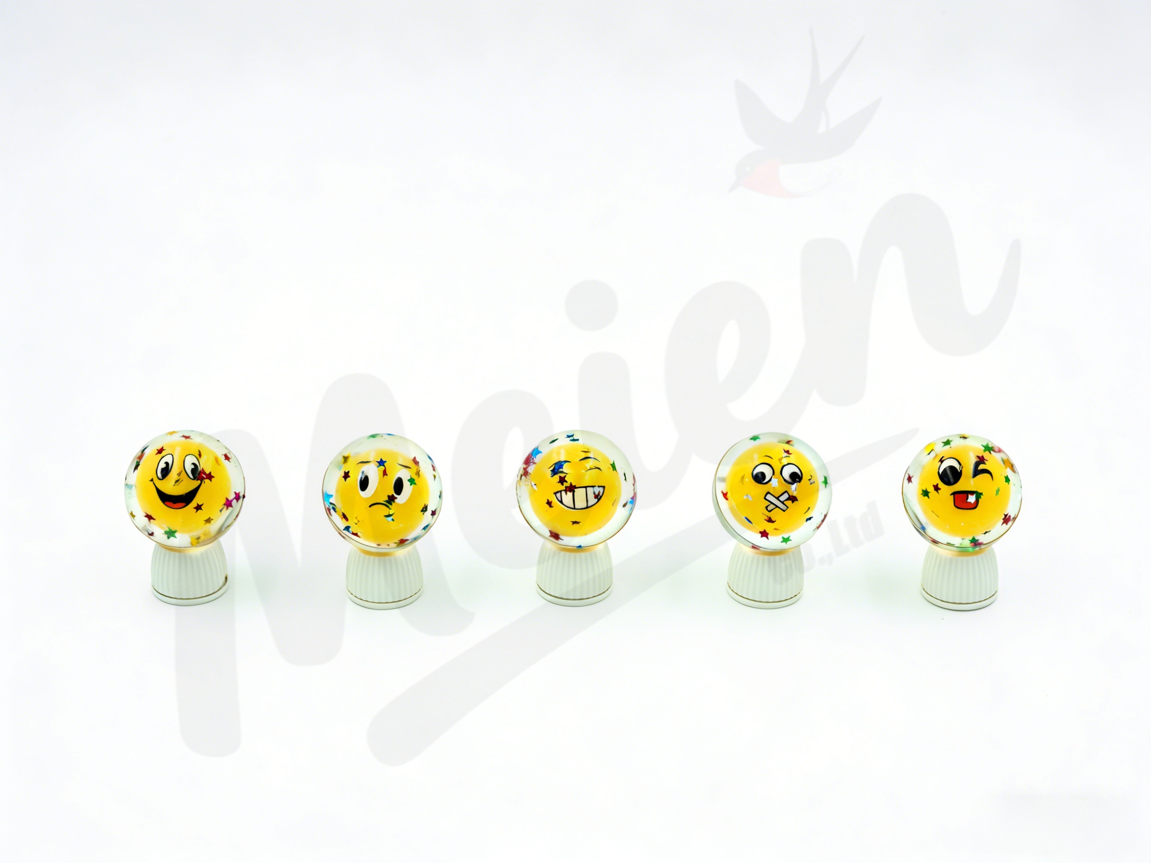 光るスーパーボール(笑顔） 