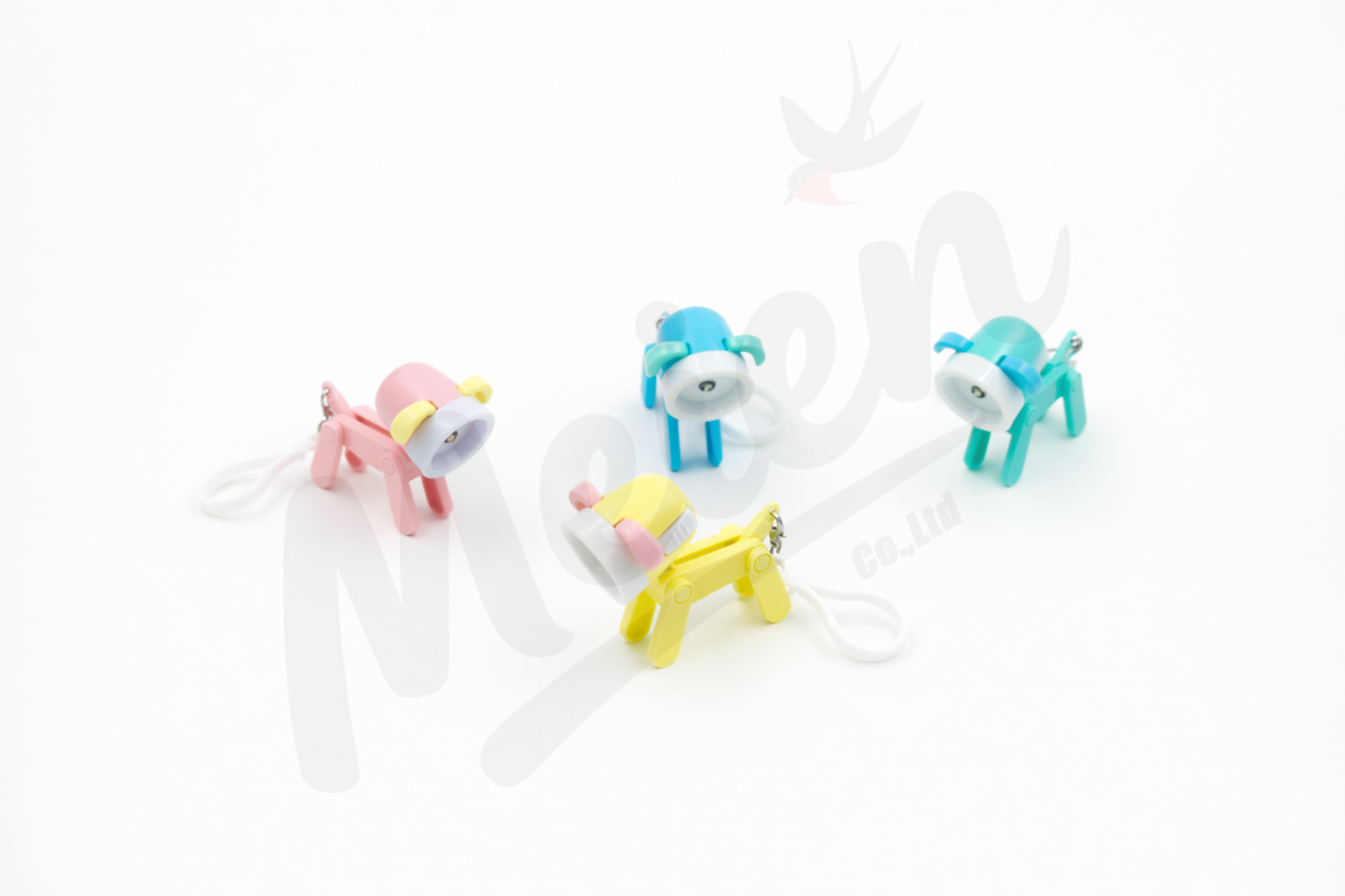 ワンちゃんLEDライトキーホルだー